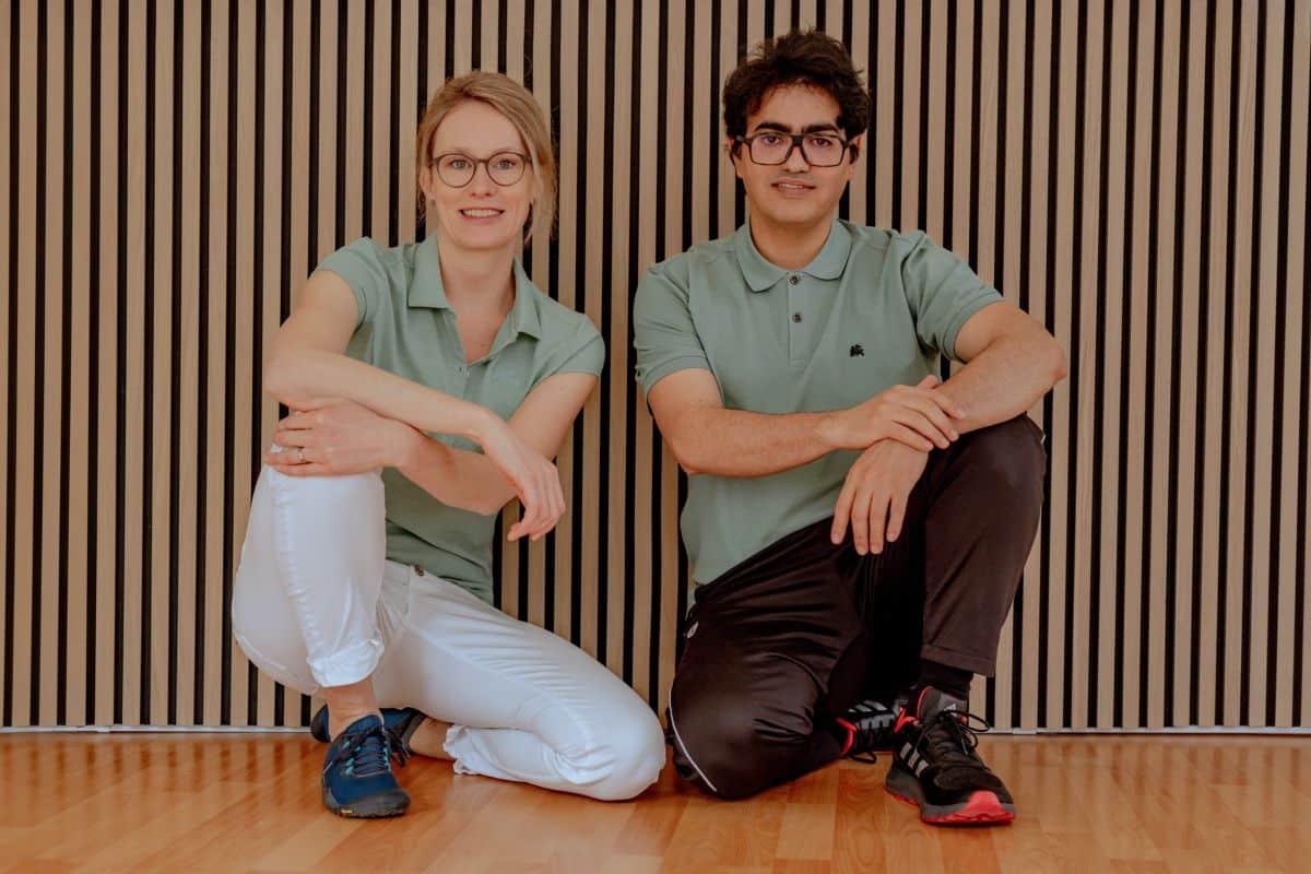 Anette Volk und Tareq Sroor, das Team von Physio Münchenstein